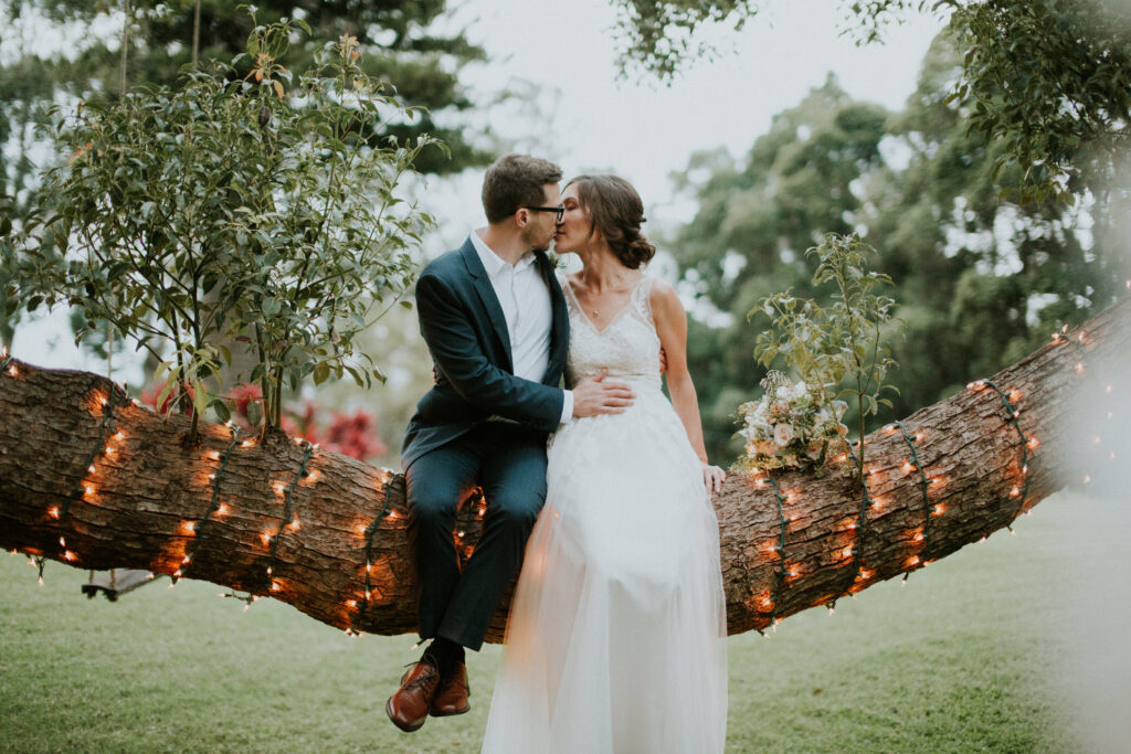 Maui Wedding Elopement Photo of Bride and groom