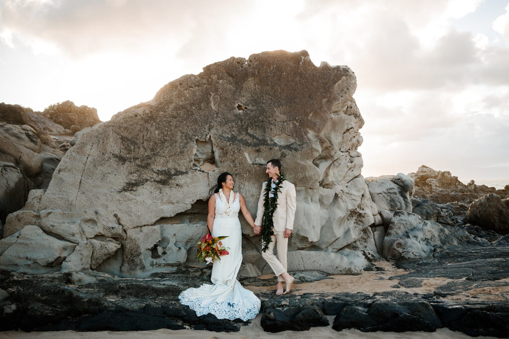 Ironwood beach wedding photo 